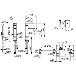 Oras Pesuallashana Optima Style 2613FH bidetta 3V