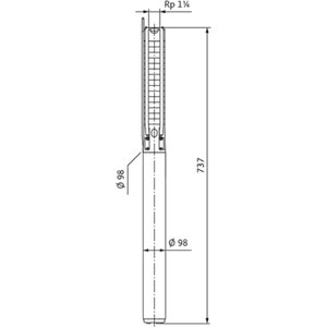 Wilo Porakaivopumppu 4" TWI 4.01-14 RST 30-50 1-V