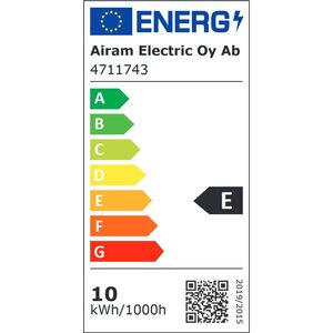 Airam Led lamppu AK 9.5W/840 E27 T45 1055lm 4000K