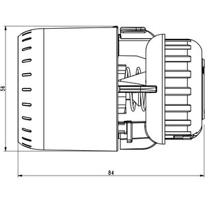 Danfoss Patteritermostaatti Aveo RA 21C kiintoanturi