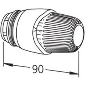 Oras Patteritermostaatti 446000 Stabila