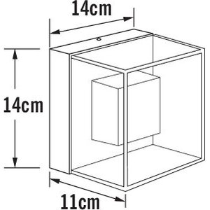 Konstsmide Seinävalaisin ulko Sanremo led 6W 210LM 3000K