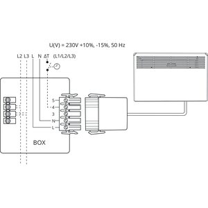 Ensto Lämmitin Beta5 BT EB 500W K 39x59cm