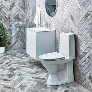 IDO WC-istuin Glow 62 korkea Rimfree 2-H Fresh kiinnitysrei’illä