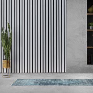 Ewona kalvopintainen rimapaneeli AcuDesign white 2,4 x 0,6m / 22mm