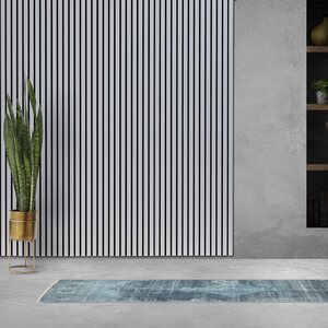 Ewona kalvopintainen rimapaneeli AcuDesign white 3,0 x 0,6m / 22mm