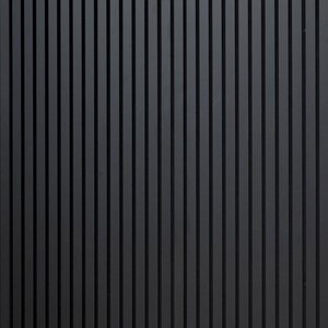 Ewona kalvopintainen rimapaneeli AcuDesign musta 2,7 x 0,6m / 22mm