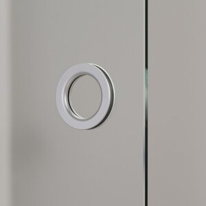 Vihtan Suihkukulma Aalto 5 kahdella kiinteällä seinällä ja liukuovilla