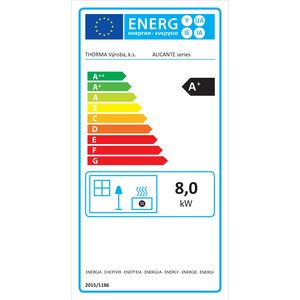 Takkauuni Thorma Alicante Forest 8 kW, varaava
