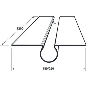 Roth Lämmönluovutuslevy 20 mm putkelle