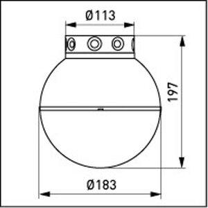 Alppilux Yleisvalaisin AVR20.1 E27/60W pintarasialla