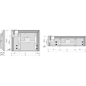 Beha Lämmitin LB7FI BT 20x105,1cm 750W Bluetooth kytkentäkotelolla ja pistotulpalla