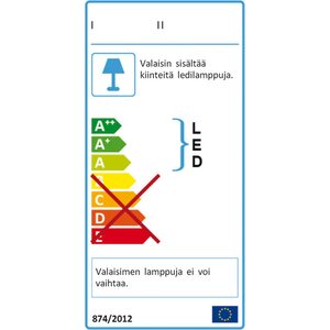 Finntology Alasvalo led paneli himm 6W 3K 660lm 3000K