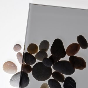 Vihtan Saunan lasiseinä 3 ovi + ylälasi + sivulasi rst-jaloilla grey glass