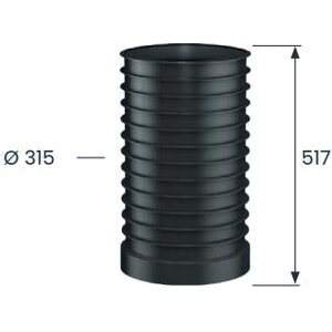 Uponor Salaojakaivon korotusosa 315mm 0,5m