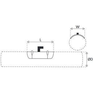 Puhdistusluukku 100mm kanavaan jälkiasennettava
