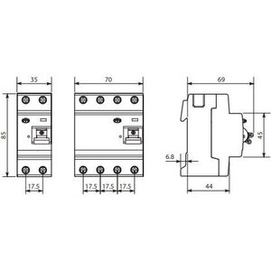 ABB Vikavirtasuojakytkin FH204A-40/0.03 30mA A-tyyppi