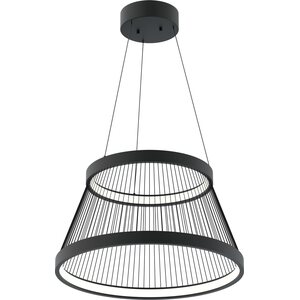 Valaisin Grönlund String LED kattovalaisin Ø 61 cm, TRIAC-himmennettävä, musta