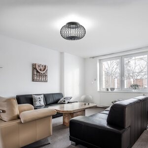 Valaisin Grönlund Atmosphere LED kattoplafondi Ø 60 cm ↕ 34 cm, matta musta