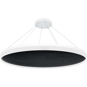 Grönlund Kattovalaisin Acoustic Circulo Ø120cm SMD LED 110W 3000K Musta