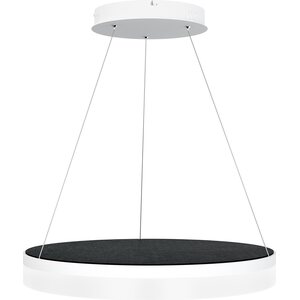 Valaisin Grönlund Kattovalaisin Acoustic Circulo Ø60cm LED 36W 4000K Musta