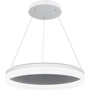 Valaisin Grönlund Kattovalaisin Acoustic Circulo Ø60cm LED 36W 3000K Tummanharmaa