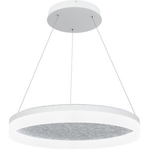 Valaisin Grönlund Kattovalaisin Acoustic Circulo Ø60cm LED 36W 4000K Vaaleanharmaa