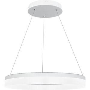 Valaisin Grönlund Kattovalaisin Acoustic Circulo Ø60cm LED 36W 3000K Vaaleanharmaa