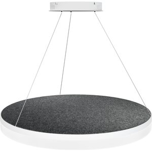Valaisin Grönlund Acoustic Circulo 80-kattovalaisin 3000K Tummanharmaa