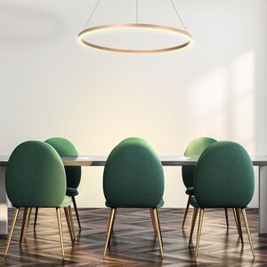 Valaisin Grönlund Kattovalaisin Layer 1 LED, matta messinki, ø 80 cm