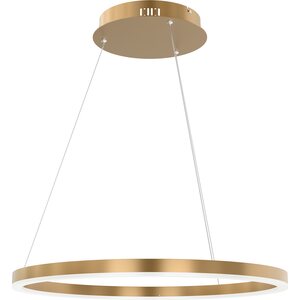Valaisin Grönlund Kattovalaisin Layer 1 LED, matta messinki, ø 60 cm