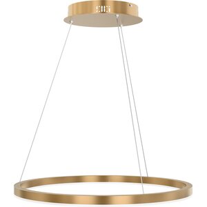 Valaisin Grönlund Kattovalaisin Layer 1 LED, matta messinki, ø 60 cm
