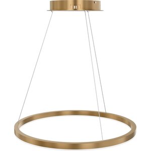 Valaisin Grönlund Kattovalaisin Layer 1 LED, matta messinki, ø 60 cm