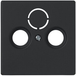 ABB Keskiölevy Impressivo antenni TV/R/Sat, matta musta