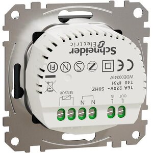 Schneider Electric Yhdistelmätermostaatti Wiser Exxact black