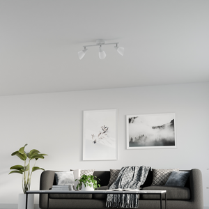 Sessak Lighting Orion 3-os kattospotti Valkoinen