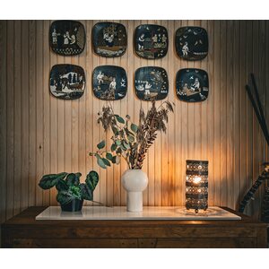 Sessak Lighting Pöytävalaisin Maya antiikkimessinki