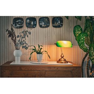 Sessak Lighting Pankkiirivalaisin pöytävalaisin pronssi E27 Max. 60W IP 20