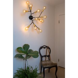 Sessak Lighting Hero seinävalaisin kromattu 12 X E27 Max. 40W IP20