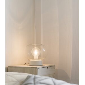 Sessak Lighting Malja design-pöytävalaisin valkoinen E27 Max. 28W IP20