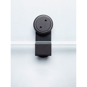 Vihtan Saunan lasiseinä 13 ovi + ylälasi + puolilasi black glass