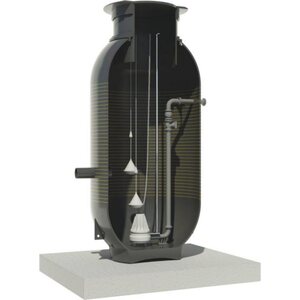 Talokaivo Pumppaamo Vinha H=2,5m 800mm kannella