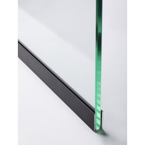Vihtan Saunan lasiseinä 14 ovi + puolilasi Bronze glass