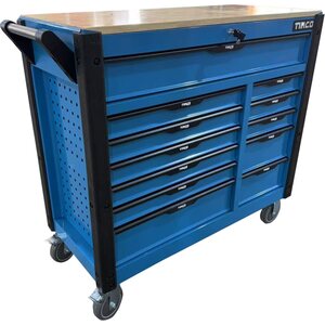 Timco Timco 12ltk 275-osainen työkaluvaunu työkaluilla ja puutasolla