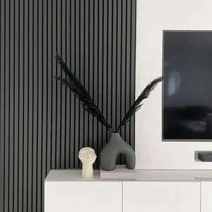 Evella VN40 musta tammi puuviilupintainen akustiikkalevy 2400 x 600 mm