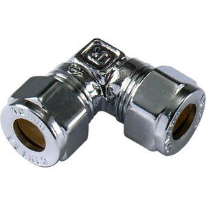 Puserruskulmaliitin kromattu 10mm