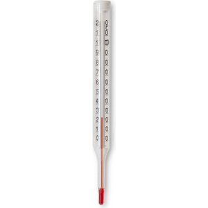 Suomen Lämpömittari Lämpömittari lasi 200mm suora pun.neste tarkistettu
