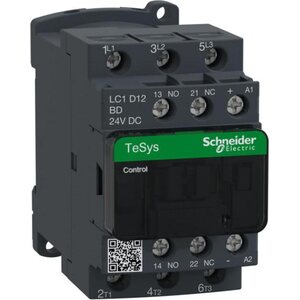 Schneider Electric KONTAKTORI TESYS LC1D12BD 12A 3S 1S+1A 24V DC