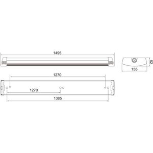 Airam TEOLLISUUSVALAISIN OPTIMUS MP 1500 IP44 47W 6600LM 840 ACMP