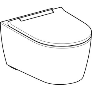 Geberit SEINÄ-WC ONE TURBOFLUSH VALK.ISTUINKANNELLA
